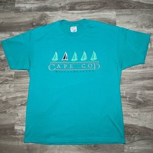 Vintage Cape Cod Sail Boat T Shirt - Size XL